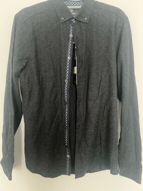 Report Collection Nordstrom Men's Soft Touch 100% Cotton Flannel Shirt NWT Sz M